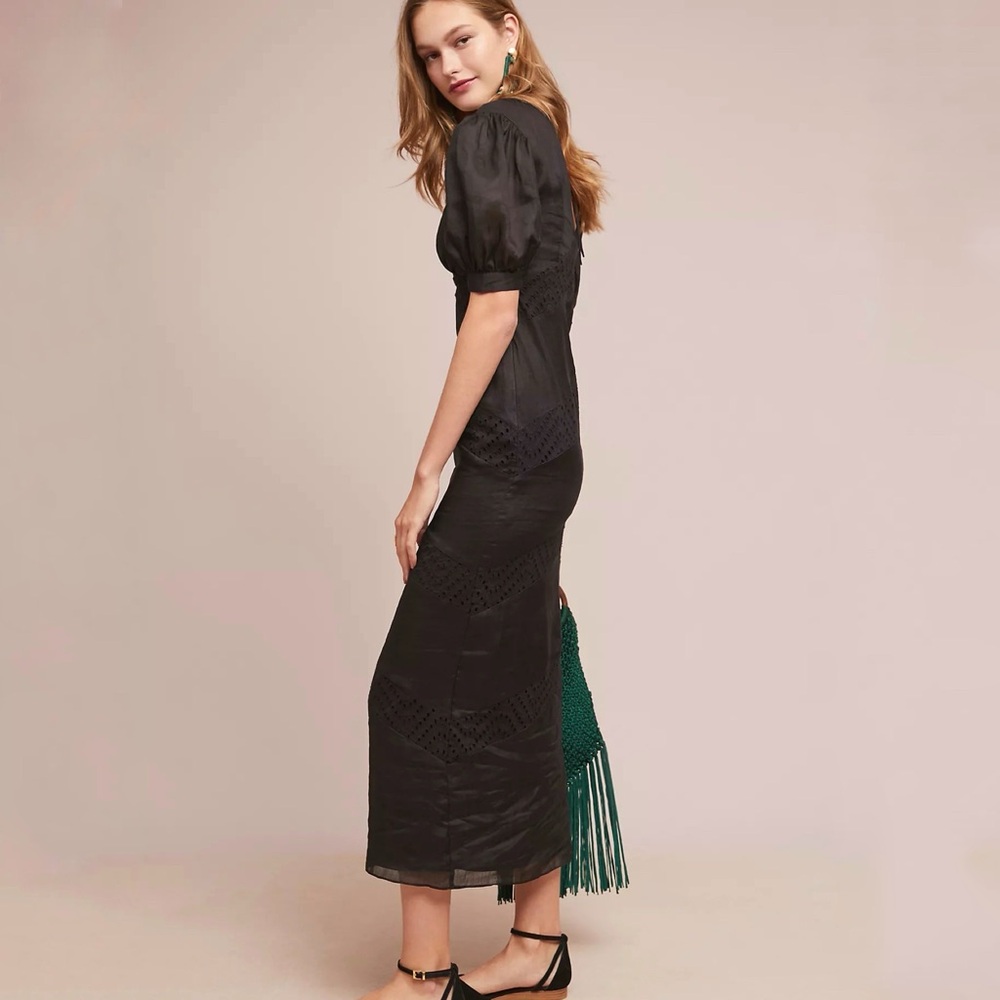 Anthropologie Blakely Eyelet Maxi Dress - Picture 3 of 9